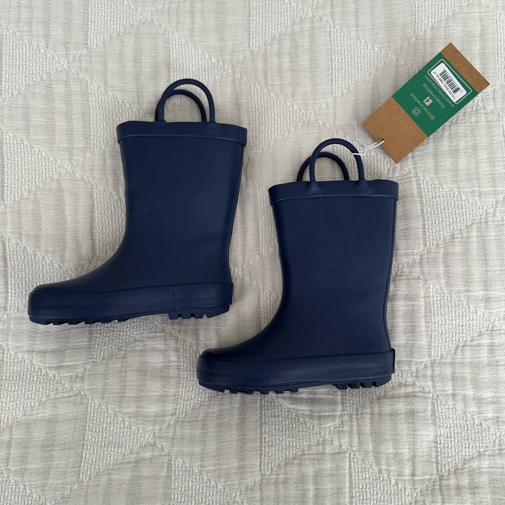 Lone Cone Navy Rain Boots - Picture 3 of 7